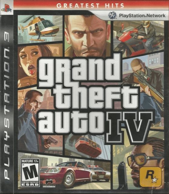 PS3 Grand Theft Auto IV Greatest Hits cover