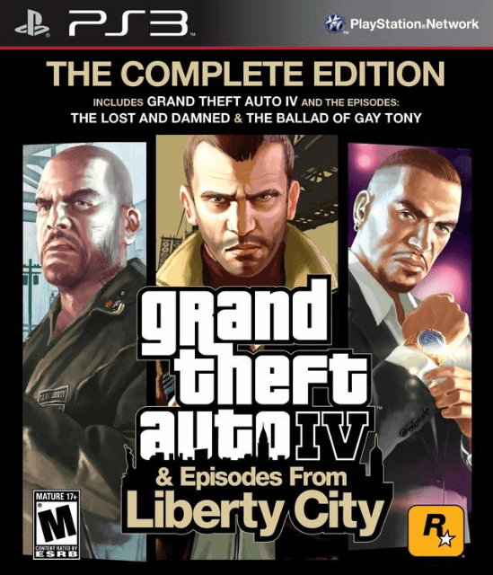 PS3 Grand Theft Auto IV The Complete Edition cover