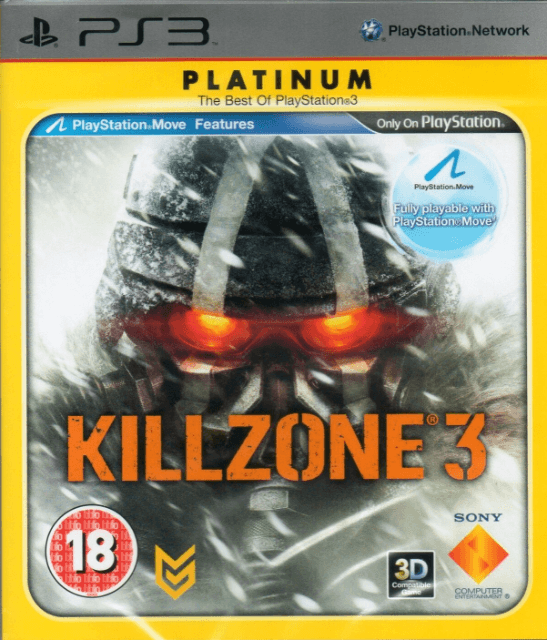 PS3 Killzone 3 Platinum cover