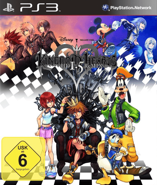 PS3 Kingdom Hearts HD 1.5 ReMIX kansikuva