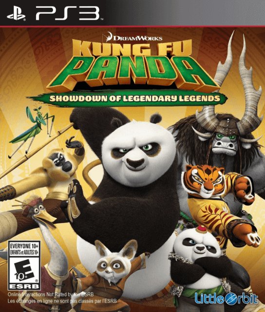 PS3 Kung Fu Panda: Showdown of Legendary Legends kansikuva