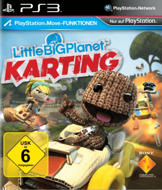 PS3 LittleBigPlanet Karting kansikuva