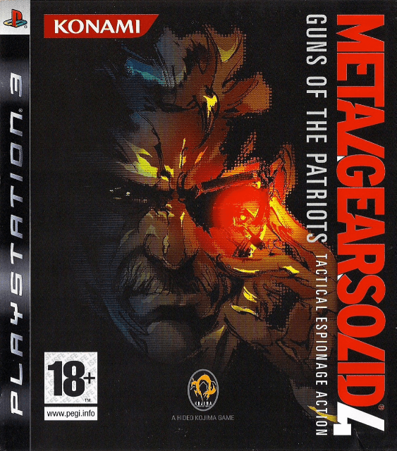 PS3 Metal Gear Solid 4: Guns of the Patriots kansikuva