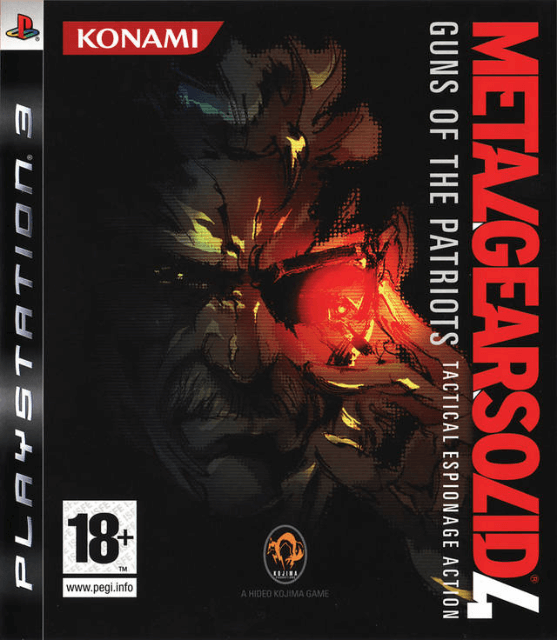 PS3 Metal Gear Solid 4: Guns of the Patriots kansikuva