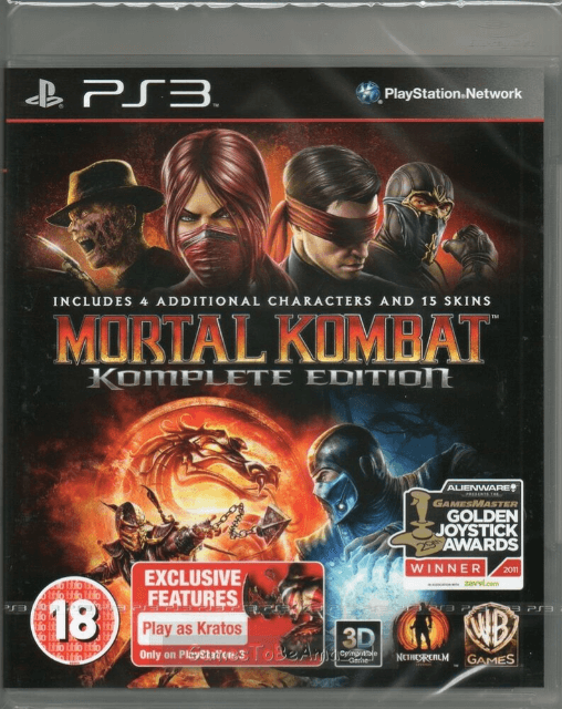 PS3 Mortal Kombat Komplete Edition kansikuva