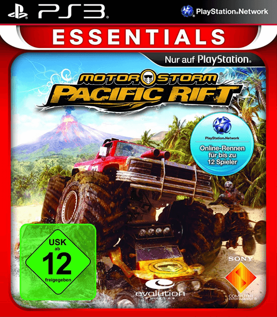 PS3 MotorStorm: Pacific Rift Essentials kansikuva