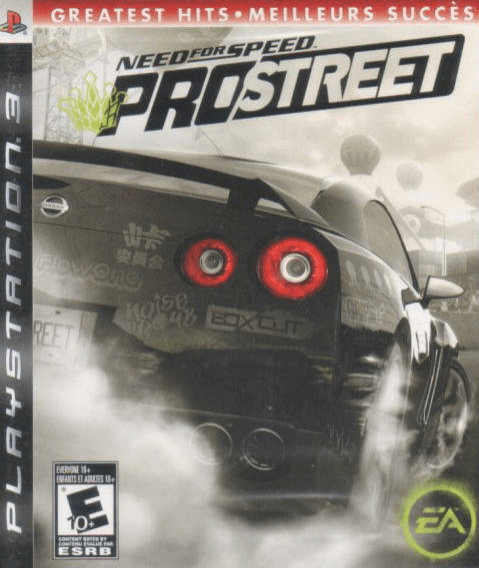 PS3 Need for Speed ProStreet Greatest Hits cover