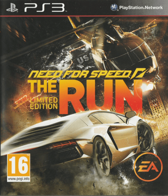 PS3 Need for Speed: The Run Limited Edition cover