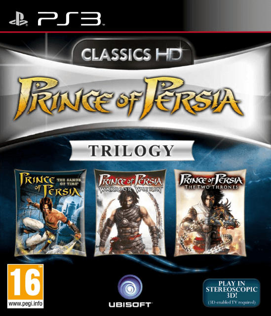 PS3 Prince of Persia Trilogy Classics HD kansikuva