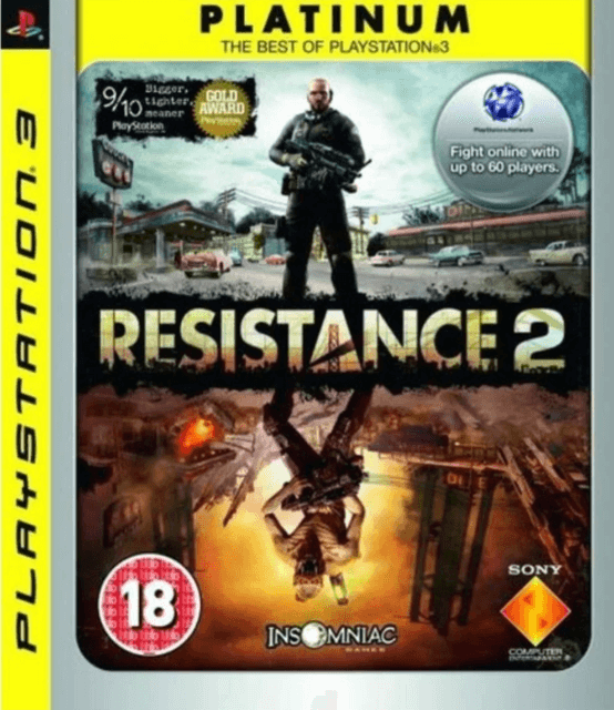 PS3 Resistance 2 Platinum kansikuva