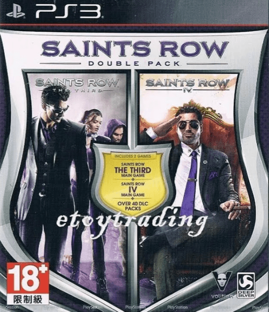 PS3 Saints Row Double Pack kansikuva