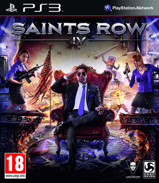 PS3 Saints Row IV cover