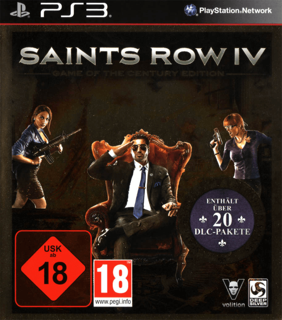 PS3 Saints Row IV Game of the Century Edition cover