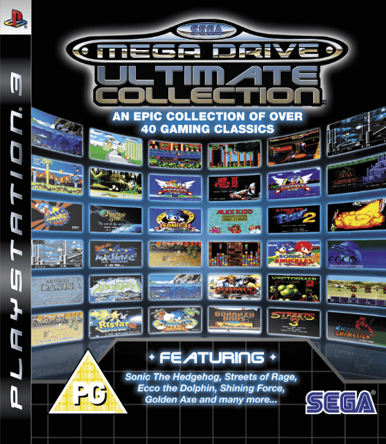 PS3 SEGA Mega Drive Ultimate Collection cover