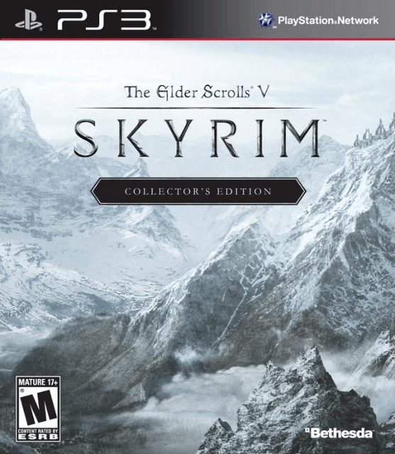 PS3 The Elder Scrolls V: Skyrim Collector's Edition cover