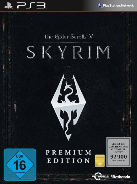PS3 The Elder Scrolls V: Skyrim Premium Edition kansikuva