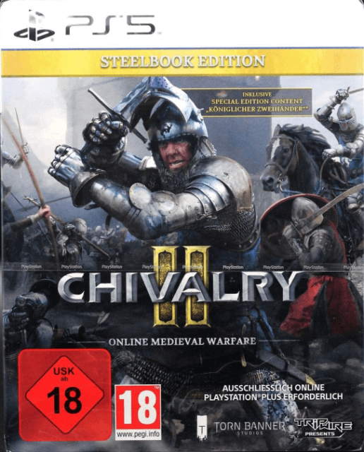 PS5 Chivalry II: Online Medieval Warfare Steelbook Edition kansikuva