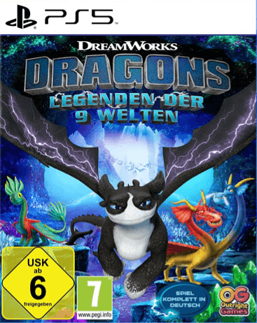 PS5 DreamWorks Dragons: Legende der 9 Welt cover