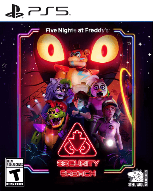 PS5 Five Nights at Freddy's Security Breach cover