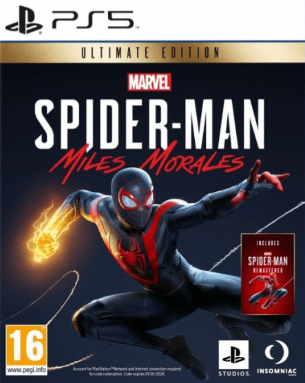 PS5 Marvel Spider-Man: Miles Morales Ultimate Edition cover