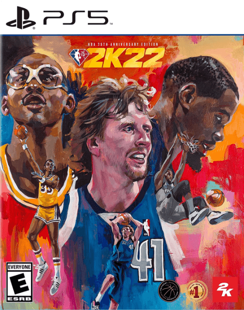 PS5 NBA 2K22 NBA 75TH ANNIVERSARY EDITON kansikuva