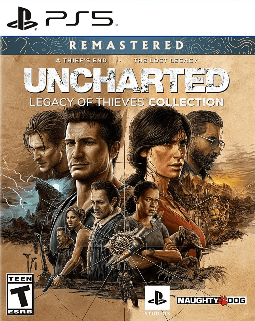 PS5 Uncharted: Legacy of Thieves Collection Remastered kansikuva