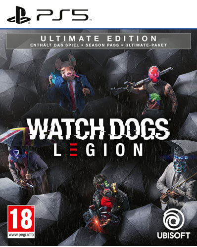 PS5 Watch Dogs: Legion Ultimate Edition kansikuva