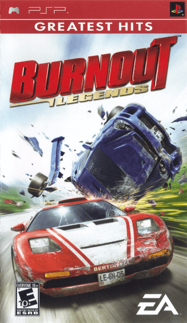 PSP Burnout Legends Greatest Hits cover