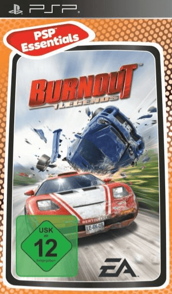 PSP Burnout Legends PSP Essentials cover