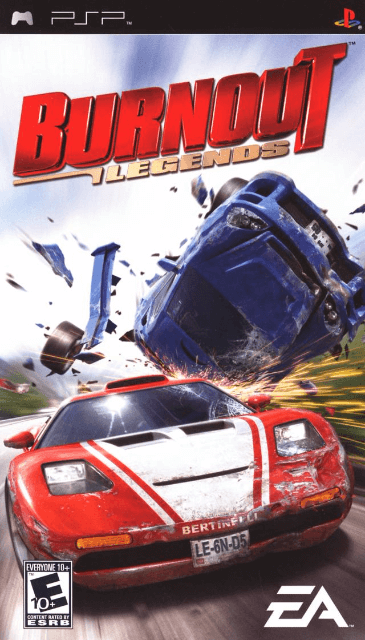 PSP Burnout Legends cover