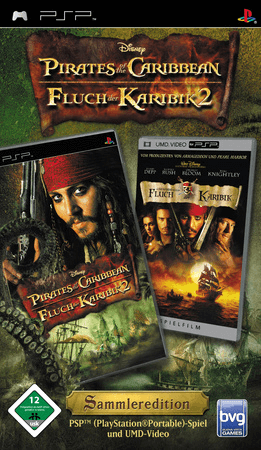 PSP Disney Pirates of the Caribbean: Fluch der Karibik 2 Sammleredition inkl. Fluch der Karibik Film UMD kansikuva