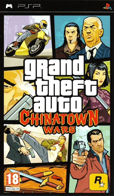 PSP Grand Theft Auto: Chinatown Wars kansikuva