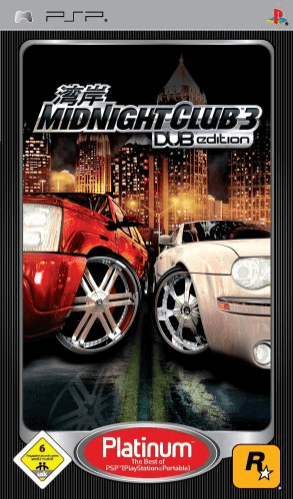 PSP Midnight Club 3: DUB Edition Platinum cover