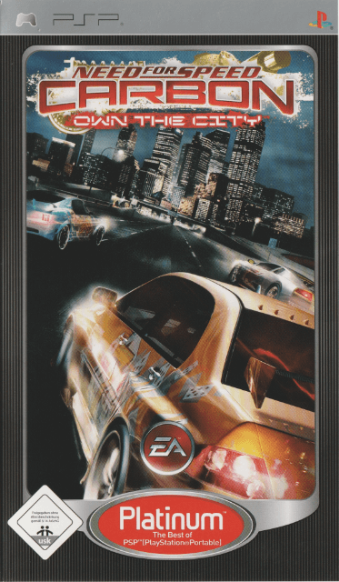 PSP Need for Speed Carbon: Own the City Platinum cover