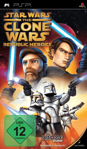 PSP Star Wars The Clone Wars: Republic Heroes cover