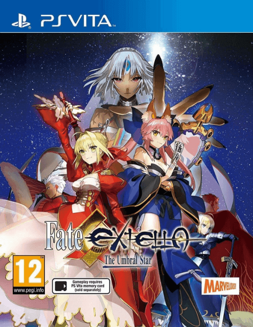 PSV Fate/Extella: The Umbral Star cover