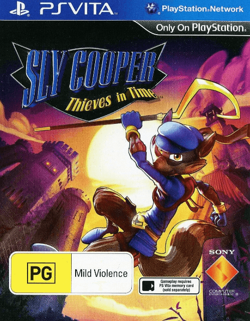 PSV Sly Cooper: Thieves in Time cover