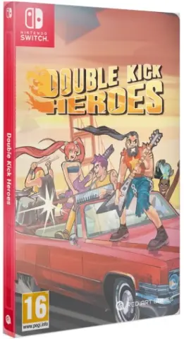 SWITCH Double Kick Heroes Steelbook Edition kansikuva