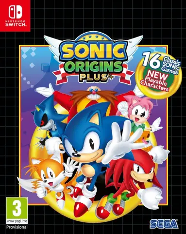 SWITCH Sonic Origins Plus Day One Edition cover
