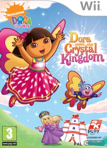 Wii Dora the Explorer: Dora Saves the Crystal Kingdom cover