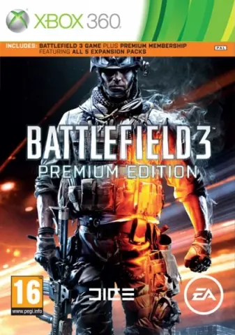 Xbox 360 Battlefield 3 Premium Edition cover