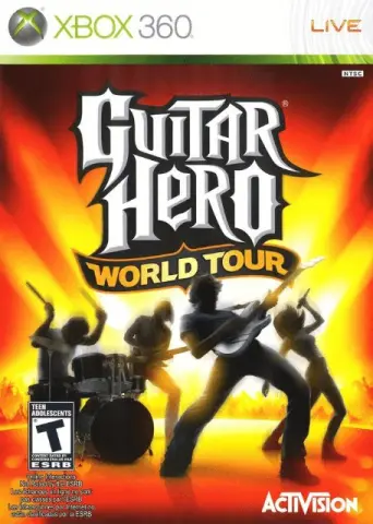 Xbox 360 Guitar Hero World Tour kansikuva