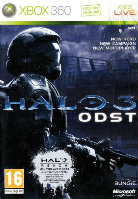 Xbox 360 Halo 3: ODST cover