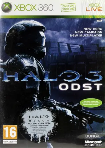 Xbox 360 Halo 3: ODST kansikuva