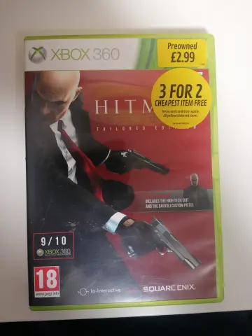 Xbox 360 Hitman: Absolution Tailored Edition cover