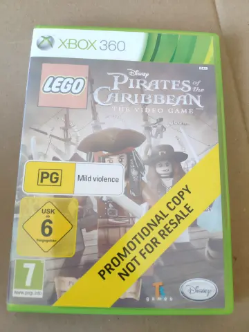 Xbox 360 LEGO Pirates of the Caribbean: The Video Game Promotional Copy kansikuva