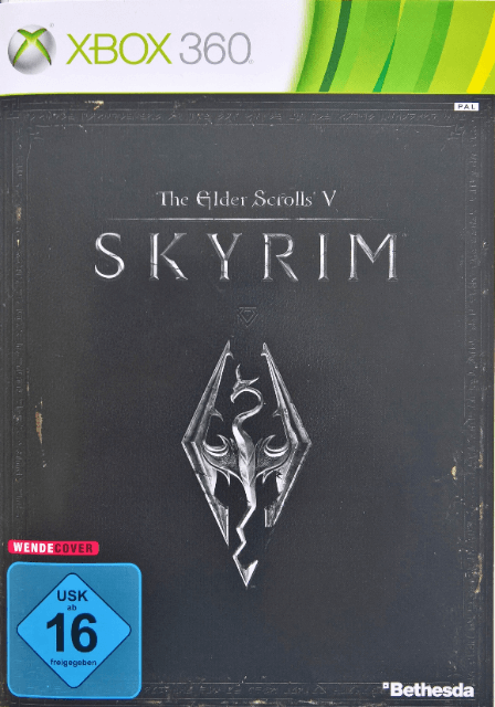 Xbox 360 The Elder Scrolls V: Skyrim kansikuva
