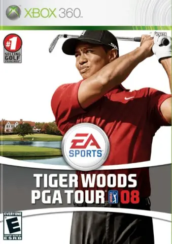 Xbox 360 Tiger Woods PGA Tour 08 kansikuva