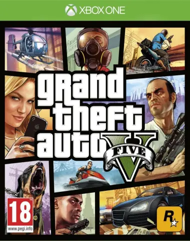 Xbox One Grand Theft Auto V (GTA 5) kansikuva