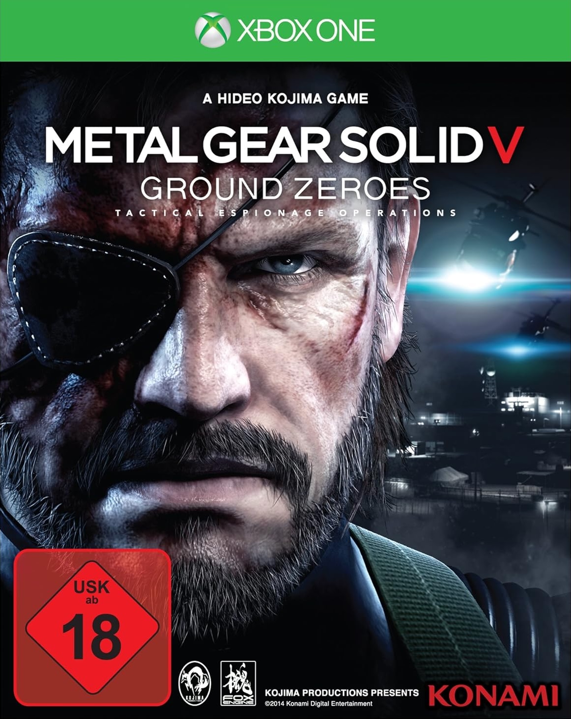 Xbox One Metal Gear Solid V: Ground Zeroes kansikuva